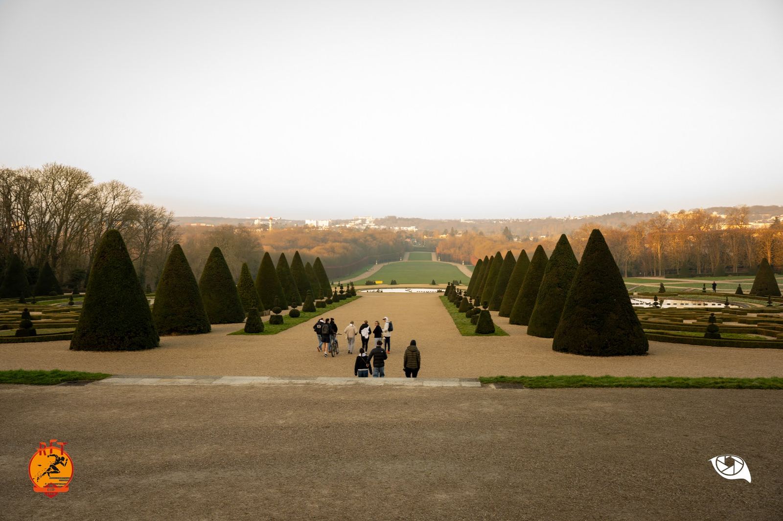 La grande perspective du Parc de Sceaux vue depuis le château
